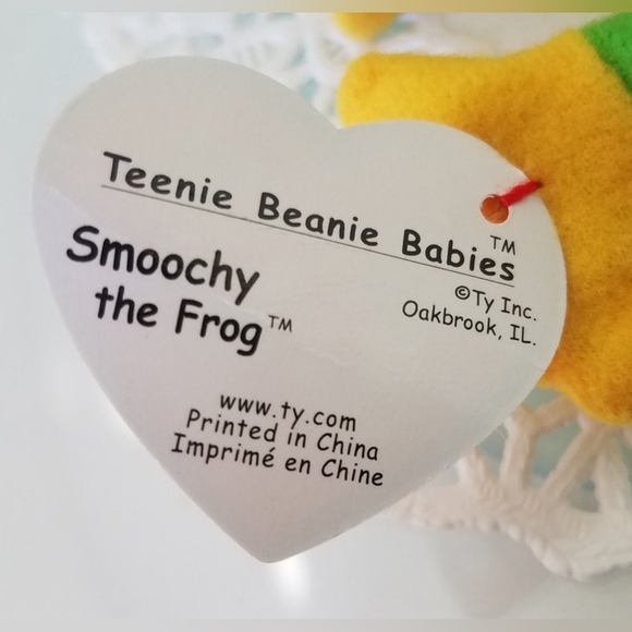 Smoochy the Frog -  TY Teenie Beanie Baby - Picture 9 of 10
